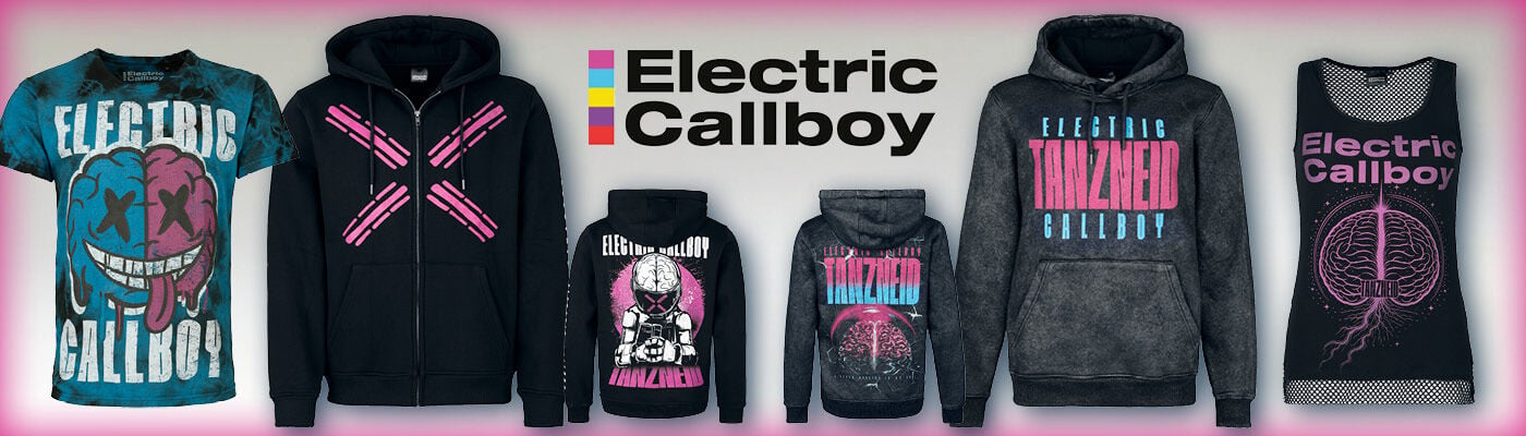 SKILL DEG UT. SLÅ DEG LØS! / [object Object] / Oppdag de nyeste merch-nyhetene fra Electric Callboy! / Sjekk ut dette!