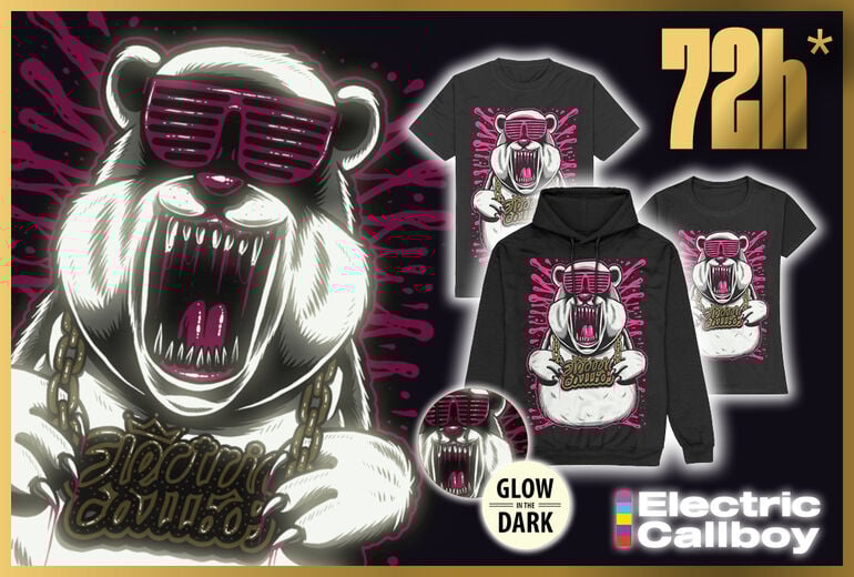 Kun for en kort periode! / Eksklusiv t-skjorte, som lyser i mørket! / Vær rask!