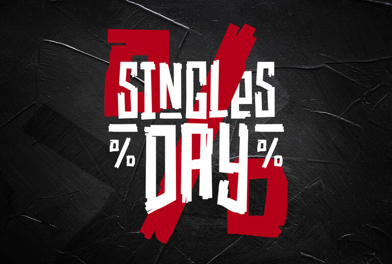 Singles Day: Din dag, ditt tilbud! Ditt salg! / Fordi du fortjener det! / Vis varene