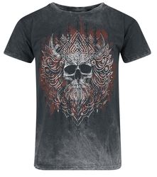Viking Skull, Outer Vision, T-skjorte