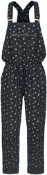 Dungaress med all-over stjerne print, RED by EMP, Overall