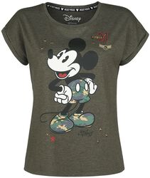 Military, Mickey Mouse, T-skjorte