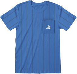 Striped Pocket Logo, Playstation, T-skjorte