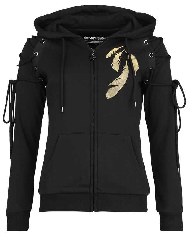 Gothicana X The Crow hoodie jakke