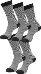 Fine Stripe Socks 3-pakke, Urban Classics, Sokker