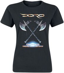 Conqueress - Forever Strong And Proud, Doro, T-skjorte