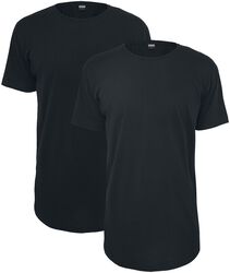 Pre-Pack Shaped Long T-Skjorte 2-Pakke, Urban Classics, T-skjorte