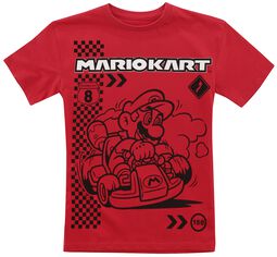 Kids - Kart Champion, Super Mario, T-skjorte