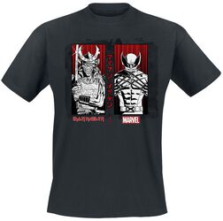 Iron Maiden x Marvel Collection - Senjutsu & Wolverine, Iron Maiden, T-skjorte