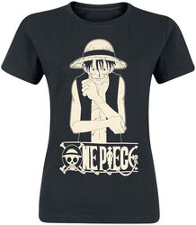 Monkey D. Luffy, One Piece, T-skjorte