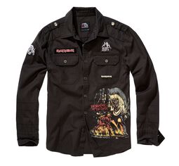 Luis Vintage Shirt, Iron Maiden, Langermet skjorte
