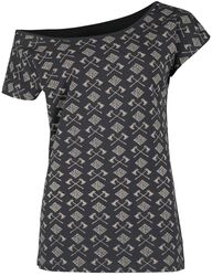 T-Skjorte med øker og keltiske knuter, Black Premium by EMP, T-skjorte