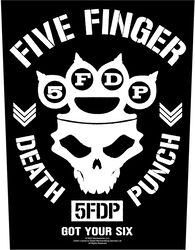 Got your six, Five Finger Death Punch, Ryggmerke