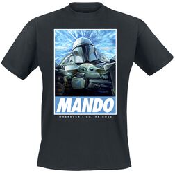 The Mandalorian - Season 3 - Wherever I go, Star Wars, T-skjorte
