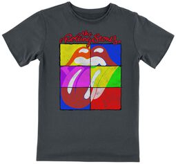 Amplified Collection - Kids - Square Tongue, The Rolling Stones, T-skjorte
