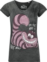 Cheshire Cat - This way  or that way?, Alice in Wonderland, T-skjorte