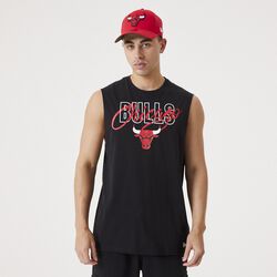 Script ermeløs T-skjorte - Chicago Bulls, New Era - NBA, Tanktopp
