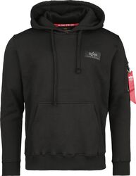 Ryggprint camo hoodie, Alpha Industries, Hettegenser