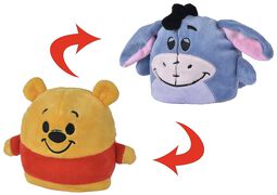 Winnie and Eeyore - Reversible plush, Winnie the Pooh, Kosedyr