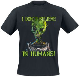 Alien - I don’t believe in humans!, Slogans, T-skjorte