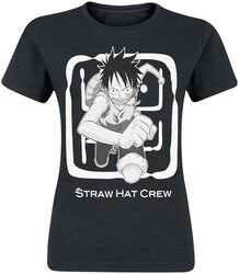 Luffy, One Piece, T-skjorte