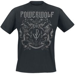 Crest - Metal Is Religion, Powerwolf, T-skjorte