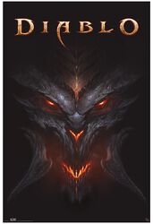 Diablo Face - Plakat, Diablo, Poster
