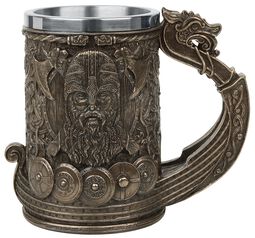 Bronze Drakkar Viking, Nemesis Now, Ølkrus