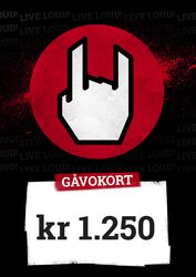 Gavokort 1250,00 NOK, Gavokort, Gavekort