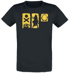 Pirate Icons, Skull & Bones, T-skjorte