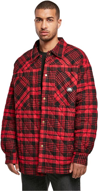 Southpole flannel quilted skjorte jakke