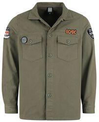 ACDC Military Shirt - Shacket, AC/DC, Langermet skjorte