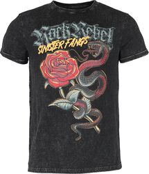 T-skjorte med old school print, Rock Rebel by EMP, T-skjorte
