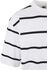 Oversized Sleeve Modern Stripe T-skjorte