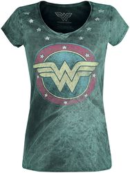 Vintage Logo, Wonder Woman, T-skjorte