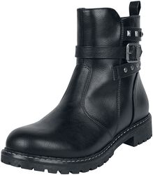 Boots med nagler og spenner, Black Premium by EMP, Biker Boots