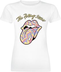 Funky Stripe Tongue, The Rolling Stones, T-skjorte