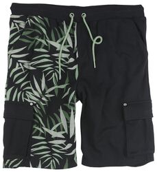 Joggeshorts med tropisk print, RED by EMP, Shorts