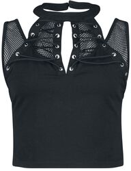 Chalice Mesh And Laced Top, Banned, Topp
