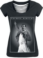 Freddie - Stage Photo, Queen, T-skjorte