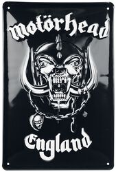 England, Motörhead, Plateskilt