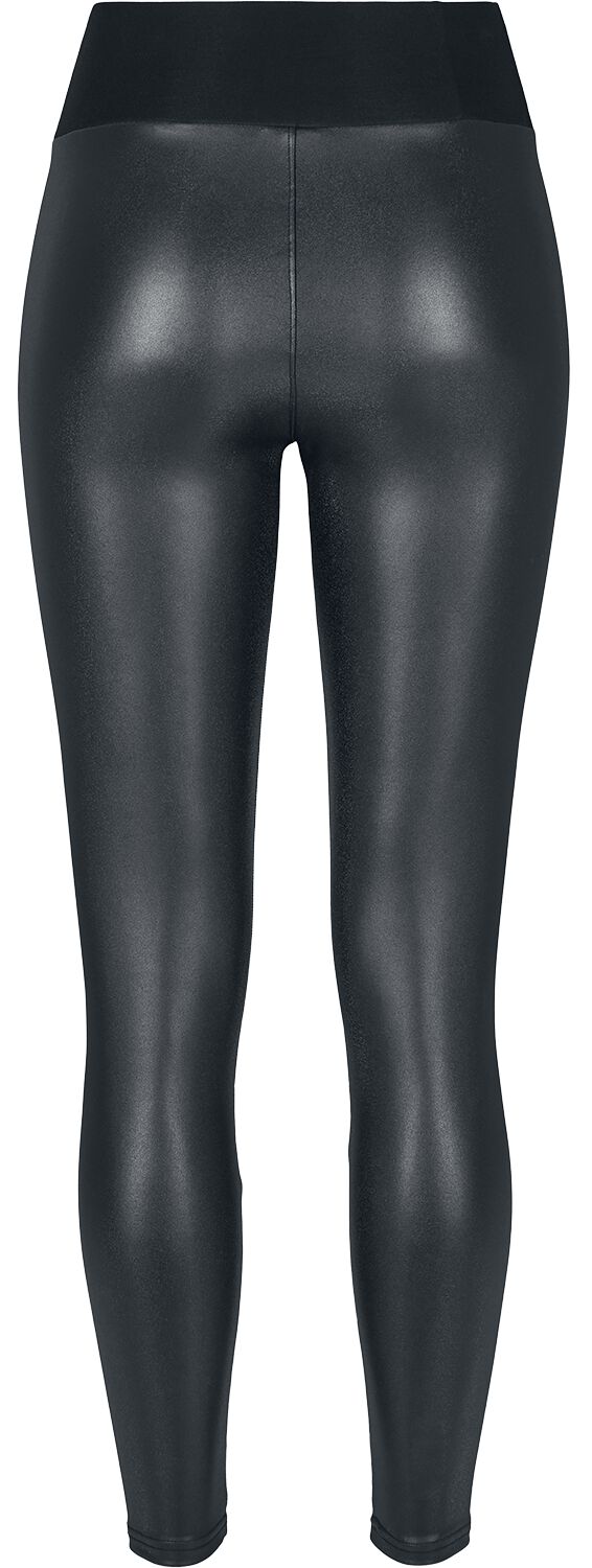 Urban Classics Ladies Faux Leather High Waist Leggings