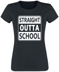 Straight outta school, Slogans, T-skjorte