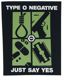 Just Say Yes, Type O Negative, Ryggmerke