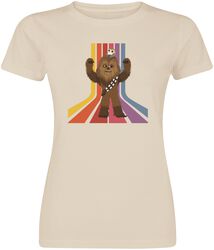 Chewbacca - Rainbow, Star Wars, T-skjorte