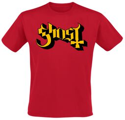 Yellow Logo, Ghost, T-skjorte