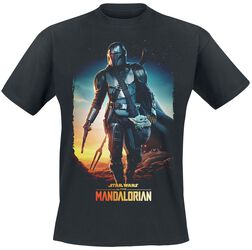 The Mandalorian - Through the Galaxy, Star Wars, T-skjorte