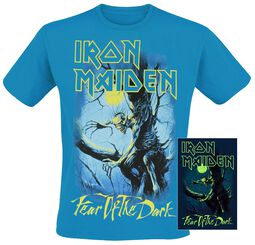 Fear Of The Dark - Glow In The Dark, Iron Maiden, T-skjorte