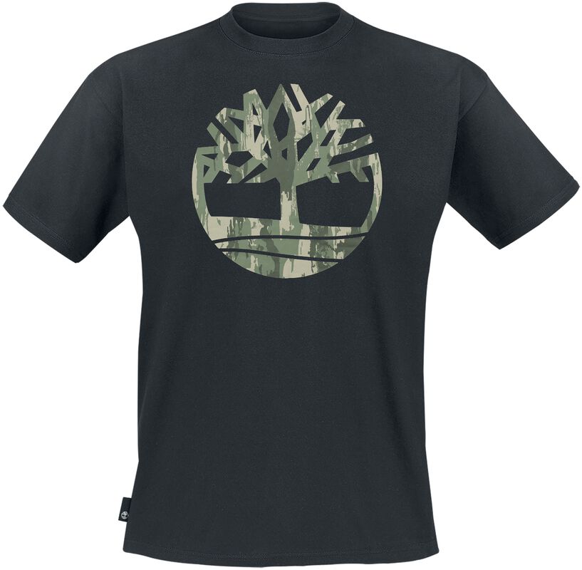 Kennebec River Camo Tree Logo Kortertmet T-skjorte