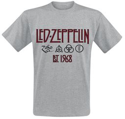 Symbols Est. 1968, Led Zeppelin, T-skjorte